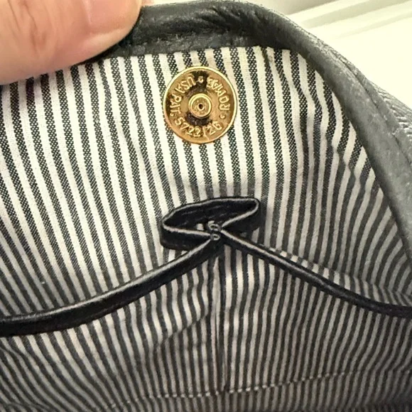 Minkette by Rebecca Minkoff Black Hobo Bag with Gold Accents